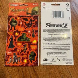 Shrek 2 Sticker Set 10 sheets total